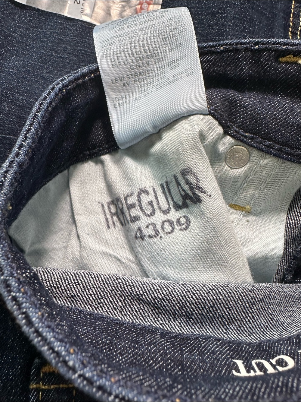 Signature by Levi Strauss Dark Blue Boot Cut Jeans - Picture 6 of 16
